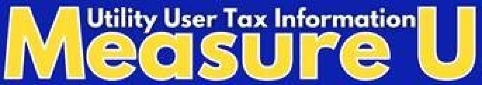 Utility User Tax Measure U Logo
